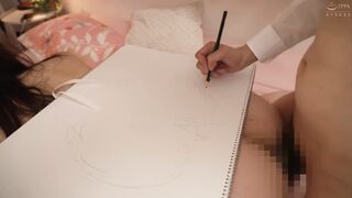 HUNTC-426 弟想いの義姉がヌードデッサンモデル！？女性の裸が見たくて美術部に入った。しかし！ヌードデッサンの時間は一年に一度きり！事実を知って落ち込むボクの為に義