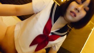 FC2-PPV-2140340 【個撮】プリっぷりの美尻！黒髪ショートボブ！放課後連れ出し猥褻行為！遊びが過ぎて生ぱこ中出ししちゃった！