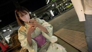 300MAAN-700 [Yukata beauty JD x Massive face cumshot & creampie] Sara-chan เจ้าของสาวลามกที่พบในอาตามิ! ร่างกายที่แดงระเรื่อของเธอแดงไวมาก! ! เธอเลอะเทอะในชุดยูกาตะที่เปิดอยู่ของเธอ